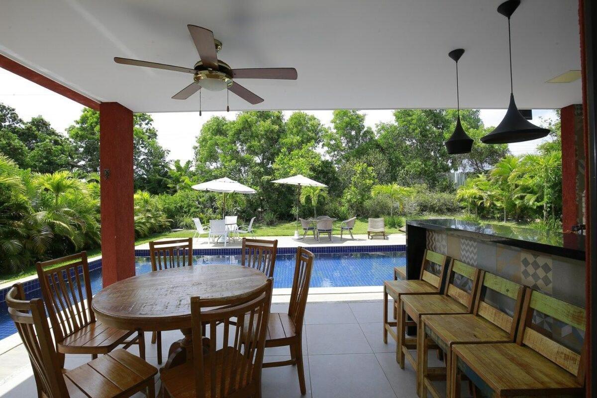 Casa Temporada - 4 Suites - Condominio Luxo - Piscina Extraordinaria - Praia De Itacimirim-Ba Camacari Luaran gambar